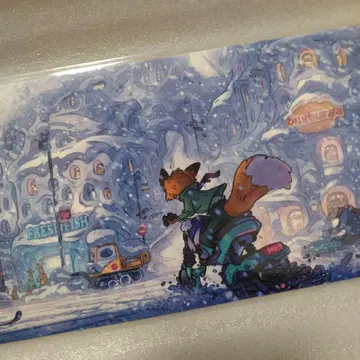 주토피아 와이드 엽서