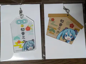프로세카 하츠네 미쿠 아크릴 부적풍 키링 에마 세트