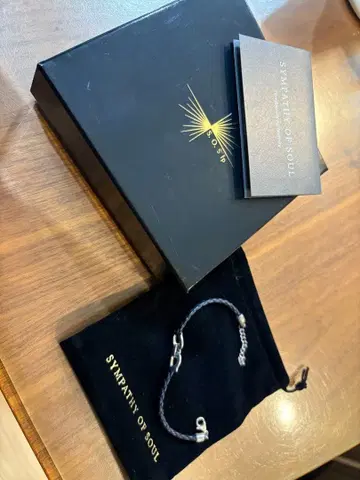 심퍼시 오브 서울 블레스 Horseshoe Leather Bracelet