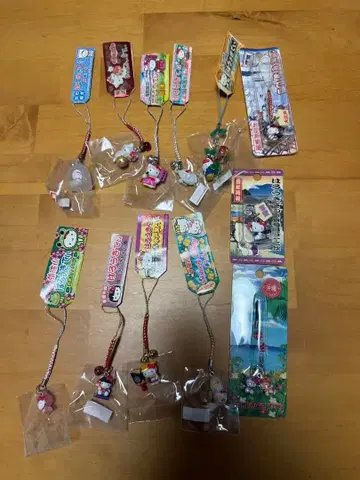 [ 미사용 ] 지역 한정 키티 세트 일본 각 지역 세트 12개