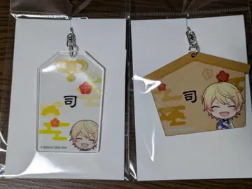 프로세카 텐마 츠카사 아크릴 부적풍 키링 에마 세트