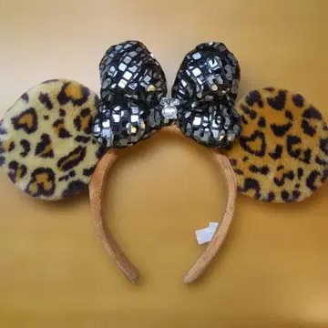 디즈니 머리띠 레오파드 무늬