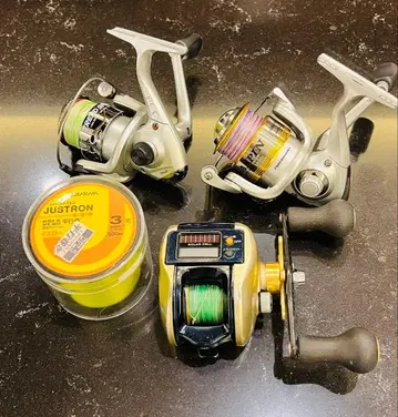 낚시릴 3종 세트 + 나일론 3호 ( 약 200m )