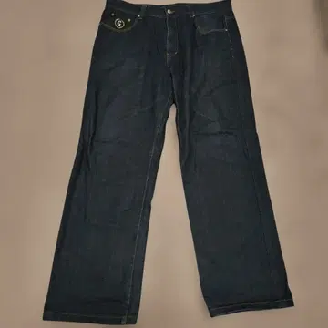 CODE-G 스트레이트 데님 40 사이즈 다크 블루 치카노
