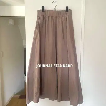 JOURNAL STANDARD 베이지 플레어 롱 스커트
