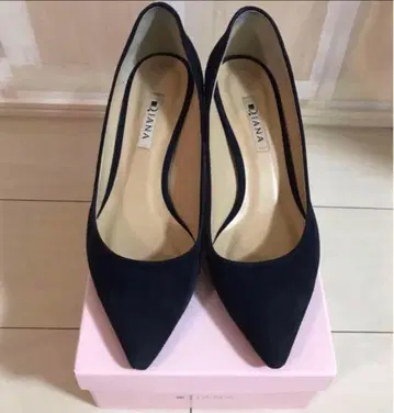 DIANA 다이애나 펌프스 스웨이드 네이비 25cm