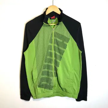 PUMA 빈티지 그린 블랙 한국 패션 후드티 M