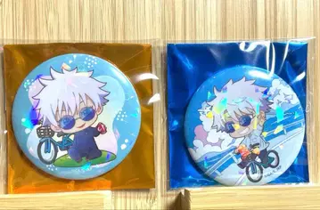 고죠 사토루 주술회전 회옥옥절 SD 캐릭터 홀로그램 캔뱃지 휴식 주행