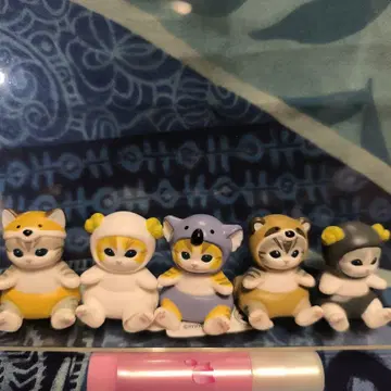 모프 샌드 여우 화이트 양 코알라 너구리 블랙 여우 6체 세트