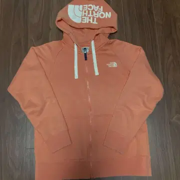THE NORTH FACE 오렌지 풀 집업 후드티 레어 새상품급