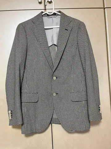 Field/dream 테일러드 자켓 하운드투스 체크 패턴 사이즈 S