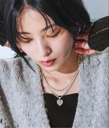 JEANASIS 하트 체인 목걸이