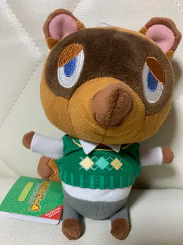 택 포함 새상품 동물의 숲 너굴(다누키치) 봉제 인형