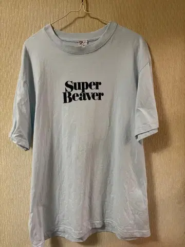 SUPER BEAVER 셔츠 블루 XL