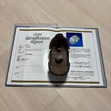 다이아몬드 밴딩 감정서 포함