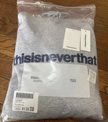 thisisneverthat 네바자 후드티 맨투맨 헤더 그레이