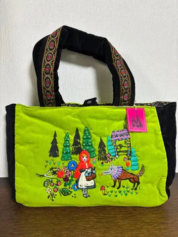 타마오 월드 빨간 망토 토트백 손자수 tamao