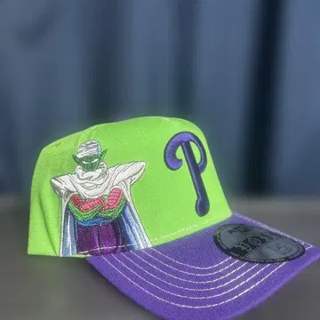 미사용 새상품 드래곤볼 피콜로 자수 베이스볼 캡 그린