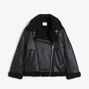 H&M 무스탕 코트풍 자켓