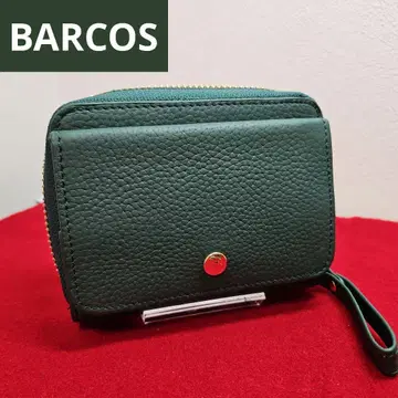 [ 새상품급 ] 발코스 BARCOS 동전 지갑 뱀피 무늬 지갑 그린