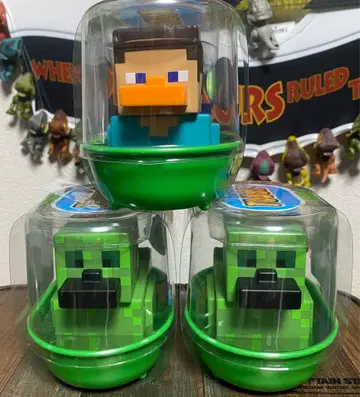 마인크래프트 TUBBZ 스티브 크리퍼 3체 세트