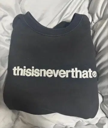 thisisneverthat 블랙 맨투맨