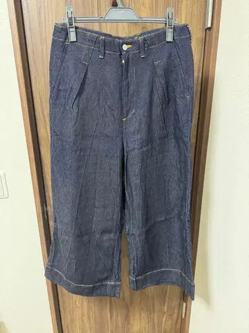 사스콰치 패브릭 와이드 데님 팬츠