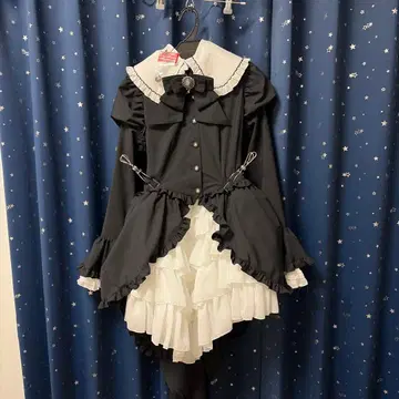 marble 카메오 타이 클래시컬 버슬 리본 원피스 미사용