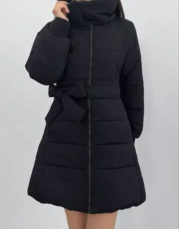 CENEA 2way 프론트 지퍼 미들 충전솜 코트