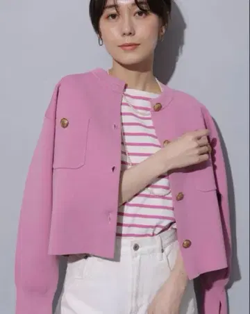 아르페쥬 스토리 한정판 골드 버튼 니트 가디건