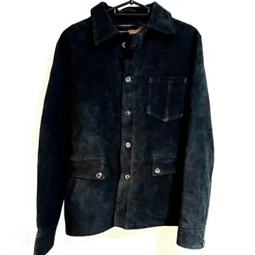 스웨이드 가죽 자켓 천연 가죽 일본제 M 사이즈