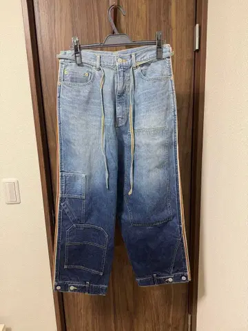 뷰티풀 피플 패치워크 데님 와이드 팬츠