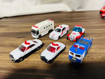 미니카 6대 세트 순찰차 구급차