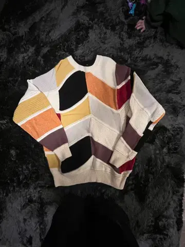 Modigliani 멀티 컬러 스웨터 L 사이즈