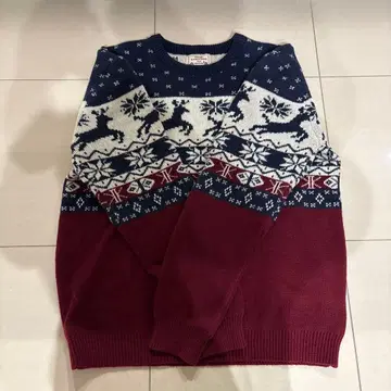 daisysboutique 크리스마스 패턴 스웨터 남녀 공용