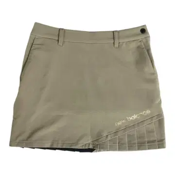 new balance 골프 스커트 베이지