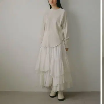 카사플라인 코튼 캉캉 스커트