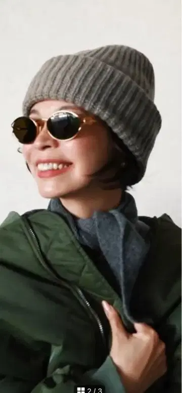 chiiiibag 치이백 니트 비니 그레이지