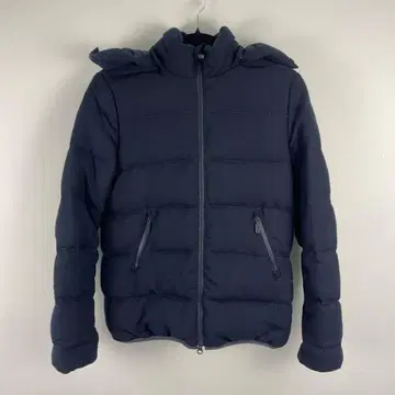 AS PESI 후드 부착 다운 자켓 네이비