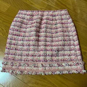 QUEENS COURT 트위드 스커트 0 사이즈