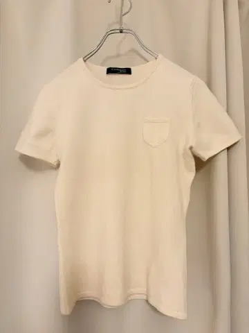 중고 캐시미어 반팔 폴로 T셔츠 포켓