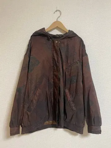 블루종/나일론/FORECASTER/후드 부착 나일론 자켓/올 패턴