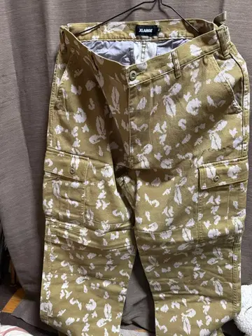 XLARGE 밀리터리 카고 팬츠 올리브 34인치