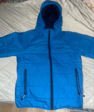 mont-bell 후드 부착 다운 자켓 리버서블