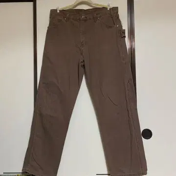 브라운 워크 팬츠 36x32