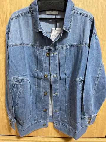 미사용 새상품 야마다야 vin 데님 자켓 셔츠