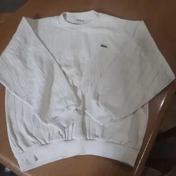 LACOSTE 3 사이즈 일본 M 사이즈 아이보리 면 100%