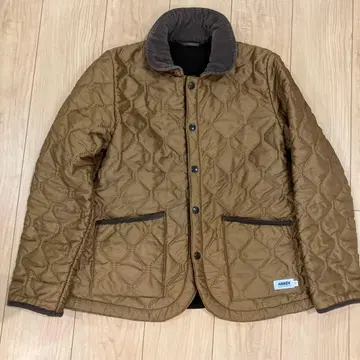 ARMEN 브라운 퀼팅 자켓 M
