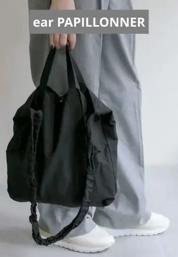 이아파피요네 64 크로스 드로우 코드 2way 숄더백 블랙 S