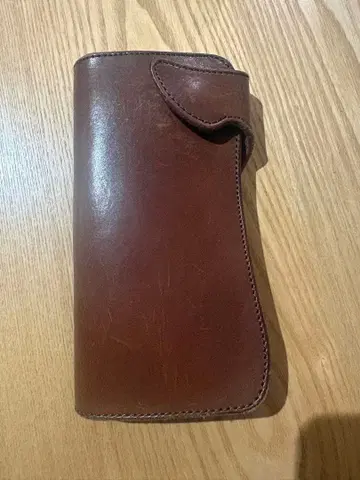 도치기 가죽 장지갑